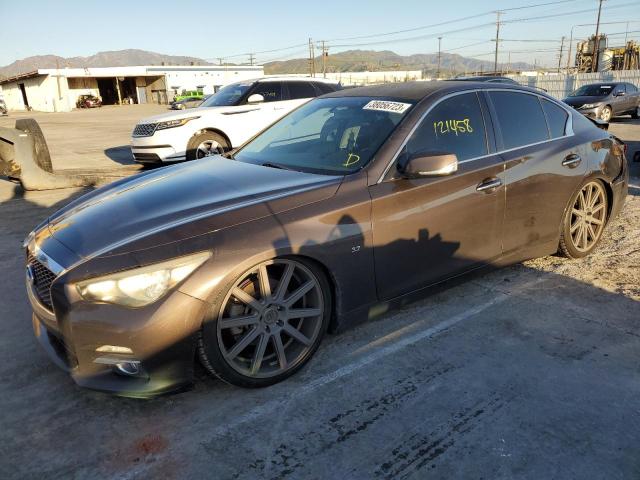 Photo 1 from auction – 2014 INFINITI Q50 BASE with VIN JN1BV7AP9EM679056