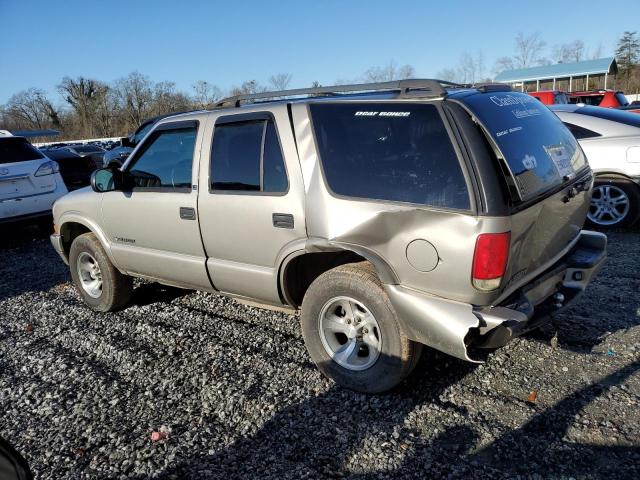 Photo 2 from auction – 2002 CHEVROLET BLAZER with VIN 1GNCS13W22K125125