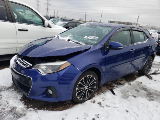 TOYOTA COROLLA L 2014 with VIN 2T1BURHEXEC018391 - Photo from auction