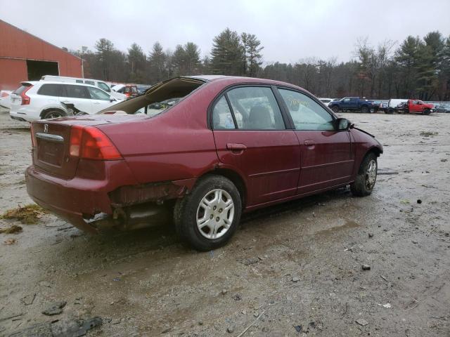 Photo 3 from auction – 2002 HONDA CIVIC LX with VIN 2HGES16562H501306