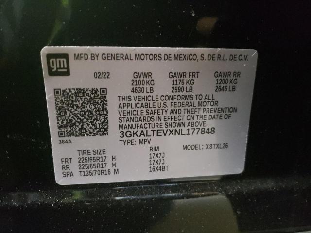 Photo 14 from auction – 2022 GMC TERRAIN SL with VIN 3GKALTEVXNL177848