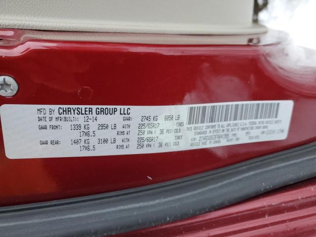 Photo 14 from auction – 2015 DODGE GRAND CARA with VIN 2C4RDGBG3FR641995