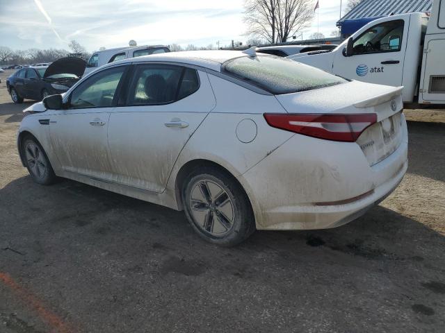 Photo 2 from auction – 2013 KIA OPTIMA HYB with VIN KNAGM4AD4D5057982
