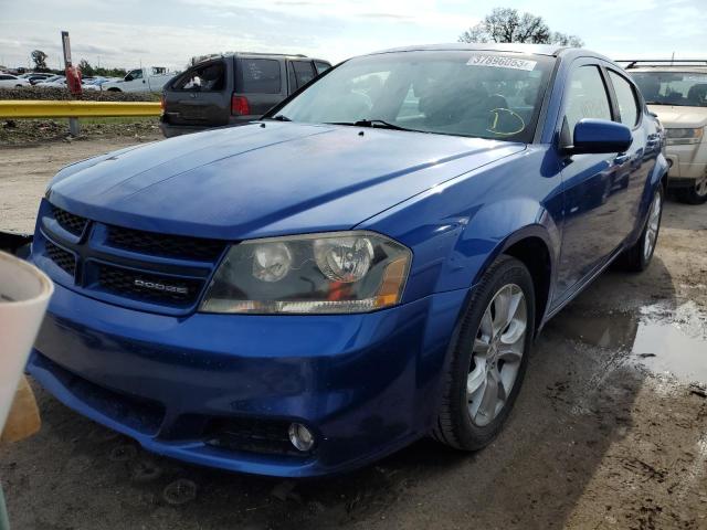 DODGE AVENGER R/ 2012 with VIN 1C3CDZBGXCN148524 - Photo from auction