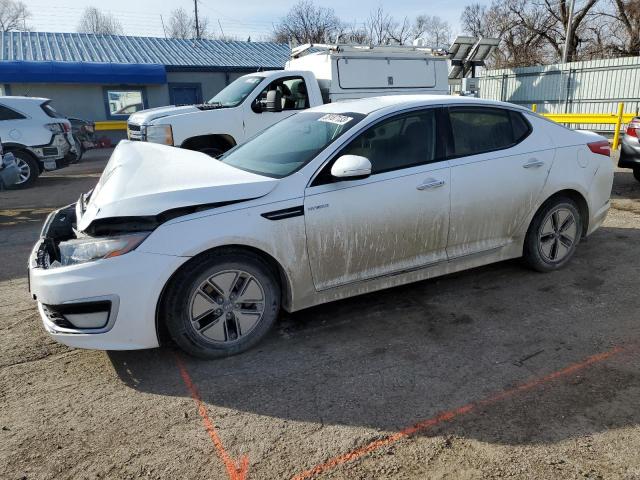 KIA OPTIMA HYB 2013 with VIN KNAGM4AD4D5057982 - Photo from auction