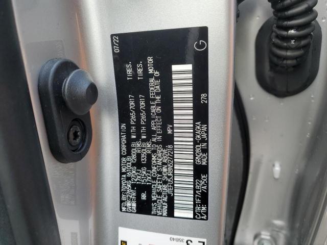 Photo 14 from auction – 2022 TOYOTA 4RUNNER SR with VIN JTEFU5JR8N5277218