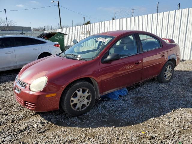 DODGE NEON SXT 2005 with VIN 1B3ES56C95D282106 - Photo from auction