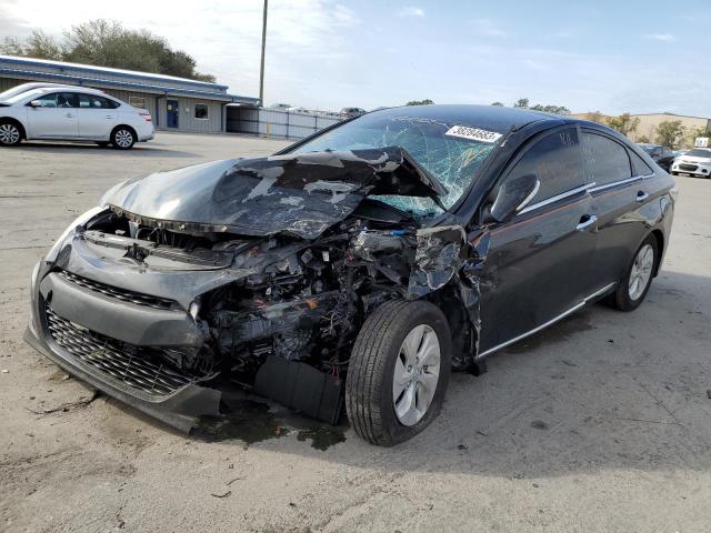 HYUNDAI SONATA HYB 2013 with VIN KMHEC4A42DA098353 - Photo from auction
