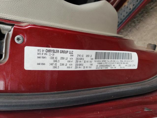 Photo 14 from auction – 2011 DODGE GRAND CARA with VIN 2D4RN3DGXBR602272