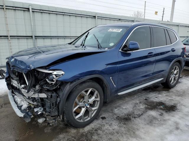 BMW X3 XDRIVE3 2020 with VIN 5UXTS1C01L9D06232 - Photo from auction