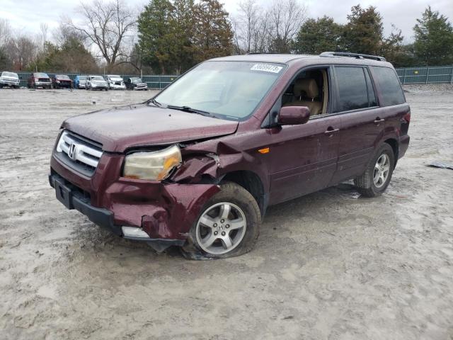 HONDA PILOT EXL 2007 with VIN 5FNYF28667B037152 - Photo from auction