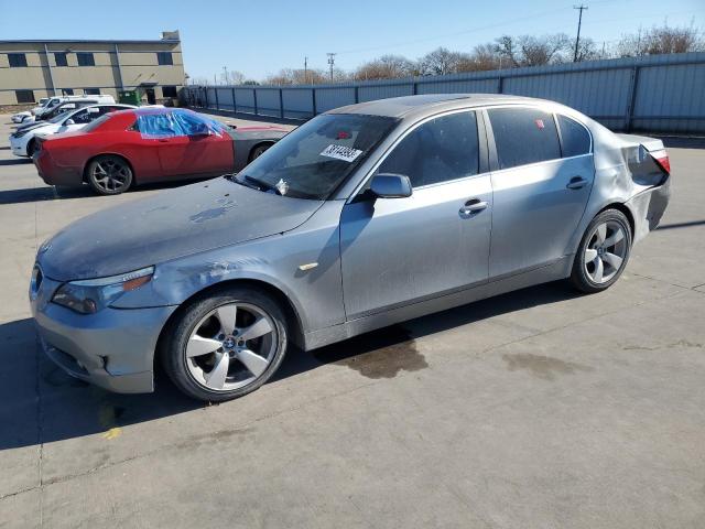 BMW 525I 2007 with VIN WBANE53507CW62808 - Photo from auction