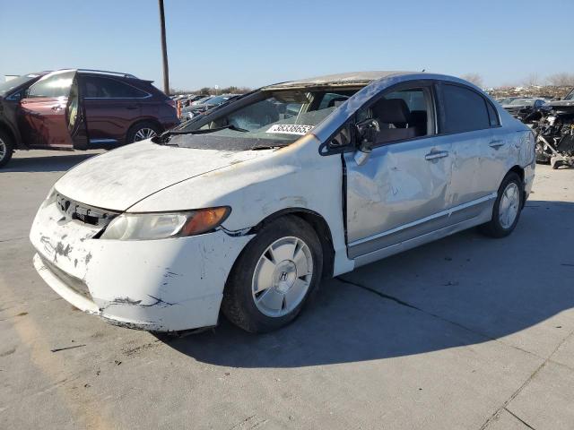 Photo 1 from auction – 2008 HONDA CIVIC HYBR with VIN JHMFA36298S006444