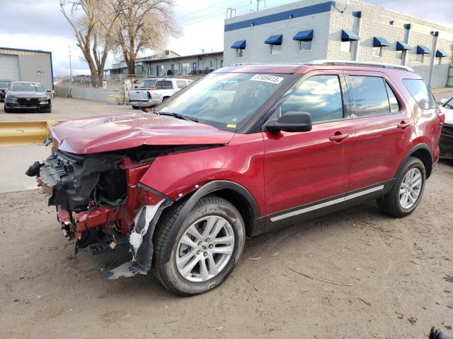 FORD EXPLORER X 2018 with VIN 1FM5K8D8XJGB56131 - Photo from auction