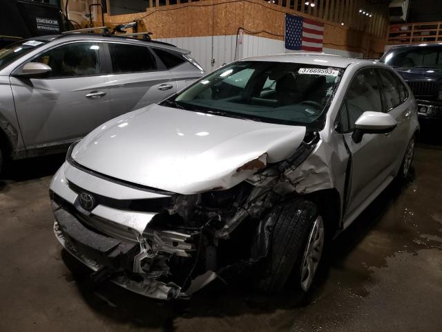 TOYOTA COROLLA LE 2021 with VIN 5YFEPMAE1MP261491 - Photo from auction