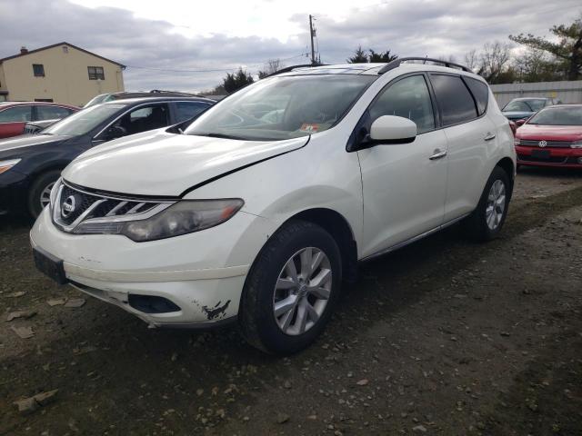NISSAN MURANO S 2011 with VIN JN8AZ1MW3BW159811 - Photo from auction