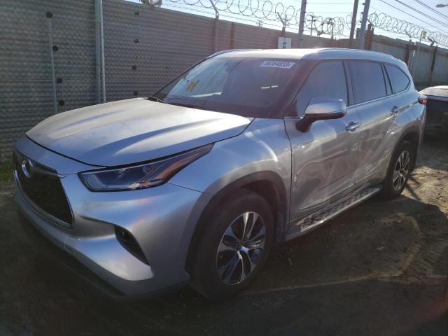 Photo 1 from auction – 2021 TOYOTA HIGHLANDER with VIN 5TDGZRAH8MS536193