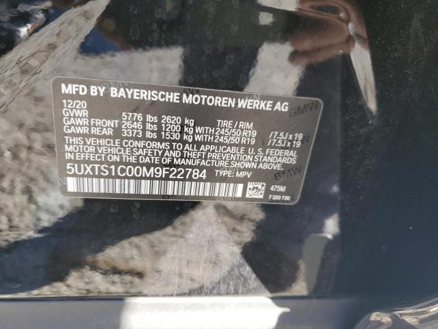 Photo 14 from auction – 2021 BMW X3 XDRIVE3 with VIN 5UXTS1C00M9F22784