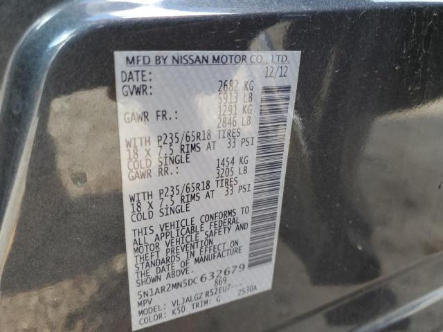 Photo 14 from auction – 2013 NISSAN PATHFINDER with VIN 5N1AR2MN5DC632679