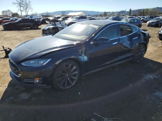 TESLA MODEL S 2013 with VIN 5YJSA1DP0DFP13023 - Photo from auction