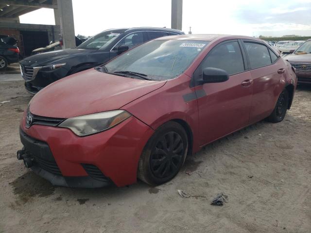 TOYOTA COROLLA L 2014 with VIN 5YFBURHE5EP088994 - Photo from auction