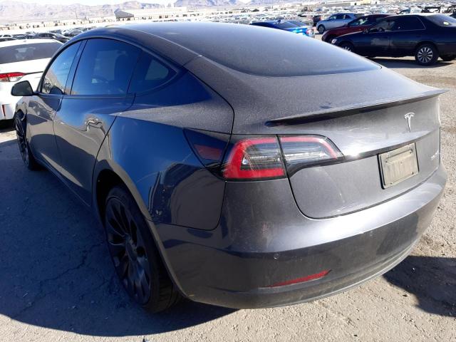 Photo 2 from auction – 2021 TESLA MODEL 3 with VIN 5YJ3E1EC9MF063399