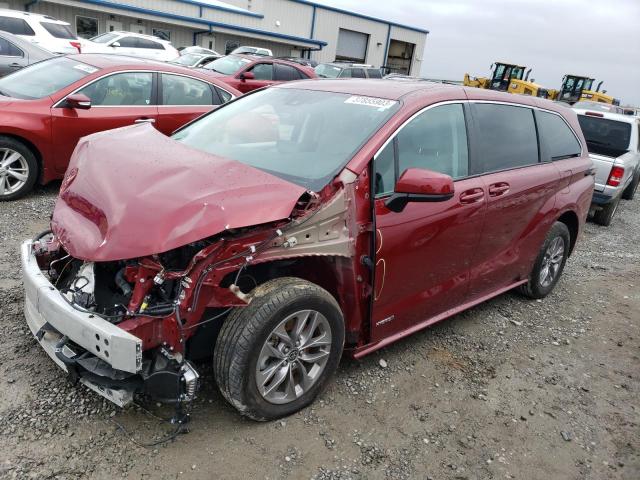 Photo 1 from auction – 2021 TOYOTA SIENNA LE with VIN 5TDKSKFC0MS016475