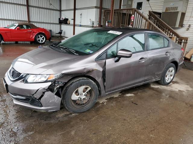 HONDA CIVIC LX 2015 with VIN 19XFB2F55FE289668 - Photo from auction
