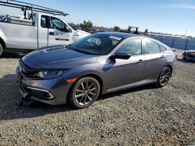 HONDA CIVIC EXL 2019 with VIN 19XFC1F76KE215839 - Photo from auction