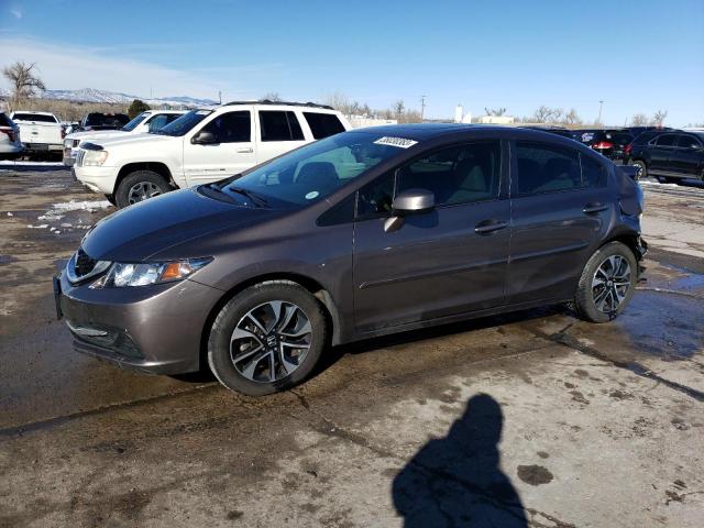 HONDA CIVIC EX 2013 with VIN 2HGFB2F86DH525662 - Photo from auction