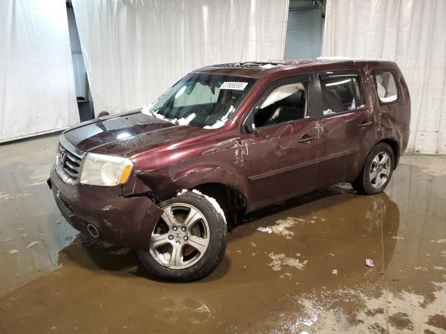 HONDA PILOT EXL 2013 with VIN 5FNYF4H67DB070328 - Photo from auction