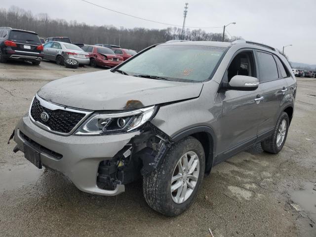 KIA SORENTO LX 2014 with VIN 5XYKT4A73EG528703 - Photo from auction