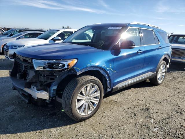 FORD EXPLORER L 2021 with VIN 1FM5K8FW6MNA05573 - Photo from auction