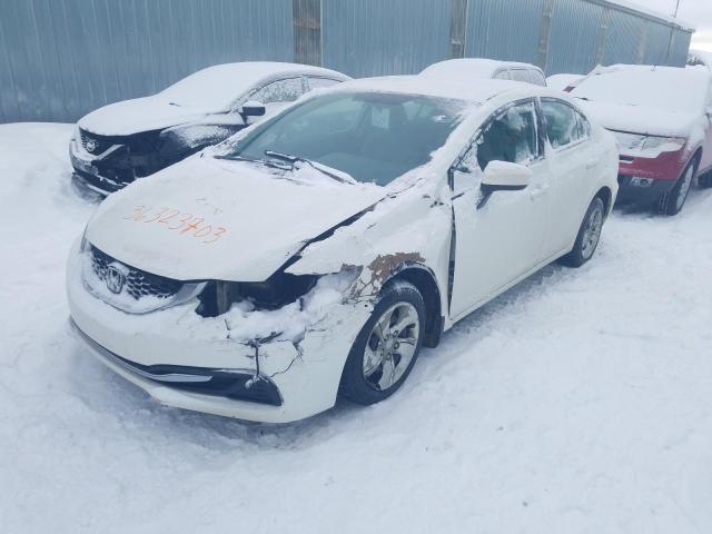 HONDA CIVIC LX 2014 with VIN 2HGFB2F48EH028563 - Photo from auction