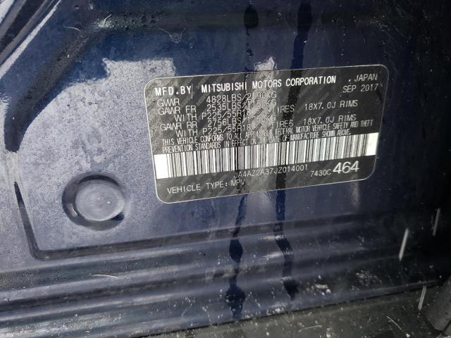Photo 14 from auction – 2018 MITSUBISHI OUTLANDER with VIN JA4AZ2A37JZ014001