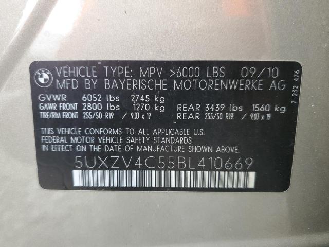 Photo 14 from auction – 2011 BMW X5 XDRIVE3 with VIN 5UXZV4C55BL410669