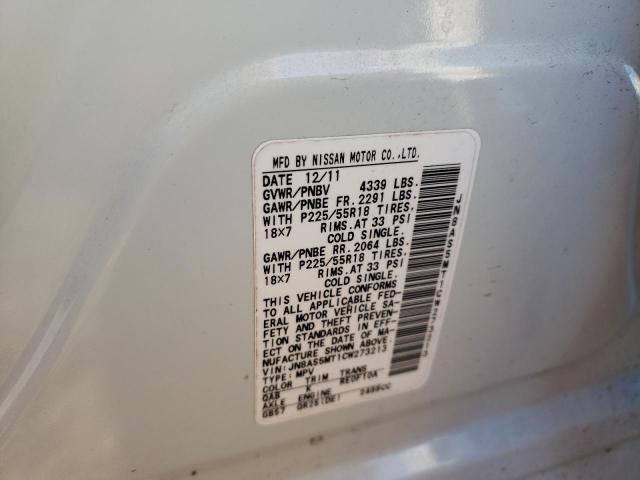 Photo 14 from auction – 2012 NISSAN ROGUE S with VIN JN8AS5MT1CW273213
