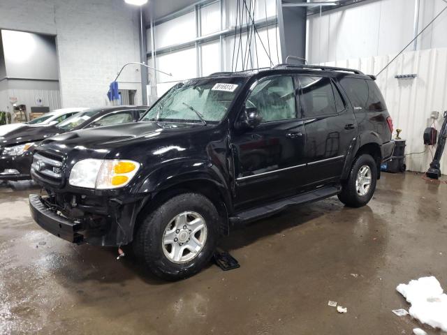 TOYOTA SEQUOIA LI 2003 with VIN 5TDBT48A33S187546 - Photo from auction