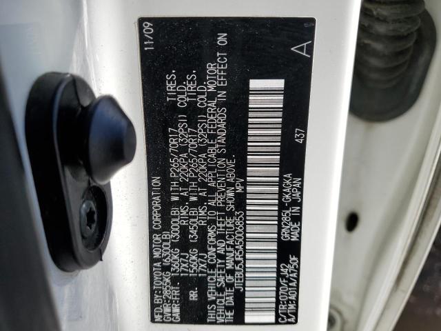 Photo 14 from auction – 2010 TOYOTA 4RUNNER with VIN JTEBU5JR5A5006853