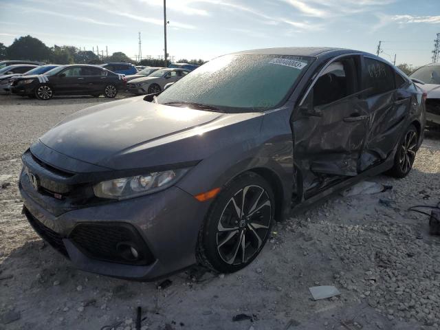 HONDA CIVIC SI 2017 with VIN 2HGFC1E52HH701384 - Photo from auction