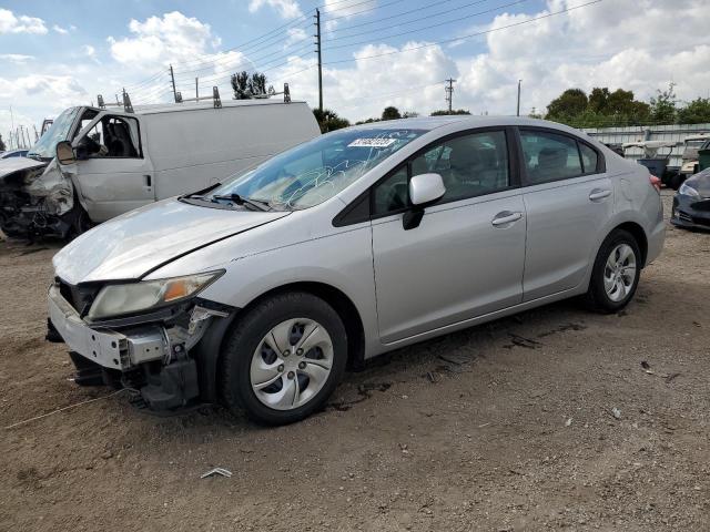 HONDA CIVIC LX 2013 with VIN 19XFB2F53DE055333 - Photo from auction