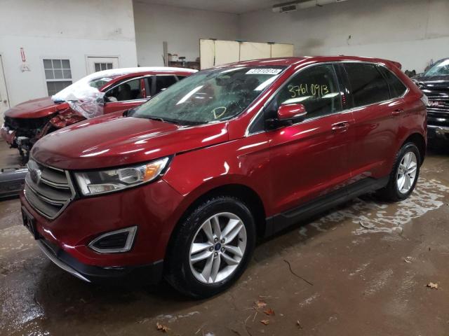 FORD EDGE SEL 2015 with VIN 2FMTK4J92FBB85585 - Photo from auction