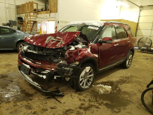 FORD EXPLORER L 2017 with VIN 1FM5K8FH2HGA69721 - Photo from auction