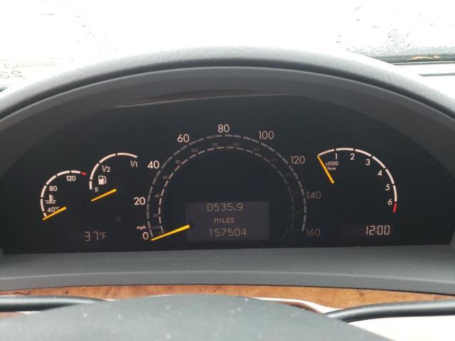 Photo 9 from auction – 2002 MERCEDES-BENZ 500-CLASS with VIN WDBNG75J52A288606