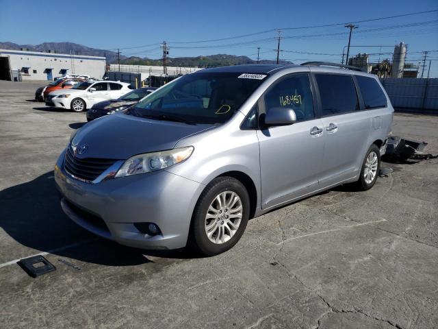 TOYOTA SIENNA XLE 2011 with VIN 5TDYK3DC6BS169362 - Photo from auction
