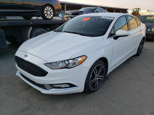 FORD FUSION SE 2017 with VIN 3FA6P0HD3HR248306 - Photo from auction