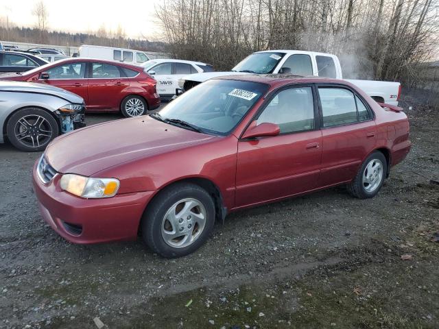 TOYOTA COROLLA CE 2001 with VIN 2T1BR12E71C486763 - Photo from auction