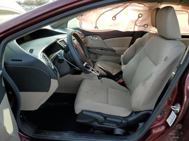 Photo 7 from auction – 2014 HONDA CIVIC LX with VIN 19XFB2F55EE206349
