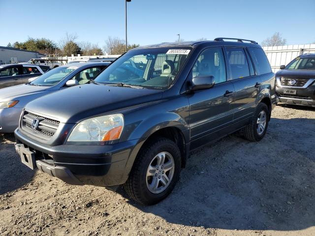 HONDA PILOT EXL 2004 with VIN 2HKYF18524H590640 - Photo from auction