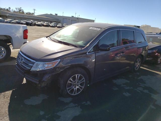HONDA ODYSSEY EX 2013 with VIN 5FNRL5H64DB078079 - Photo from auction